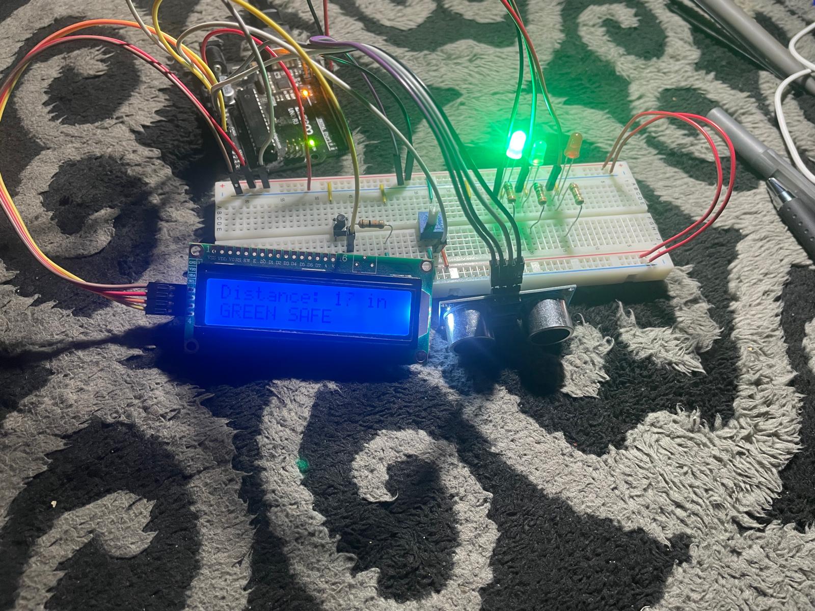 Object detection Arduino setup view three